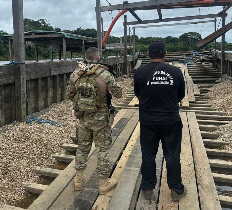 FUNAI: PF, Funai e Ibama deflagram operação contra garimpo ilegal no Rio Guaporé em Rondônia