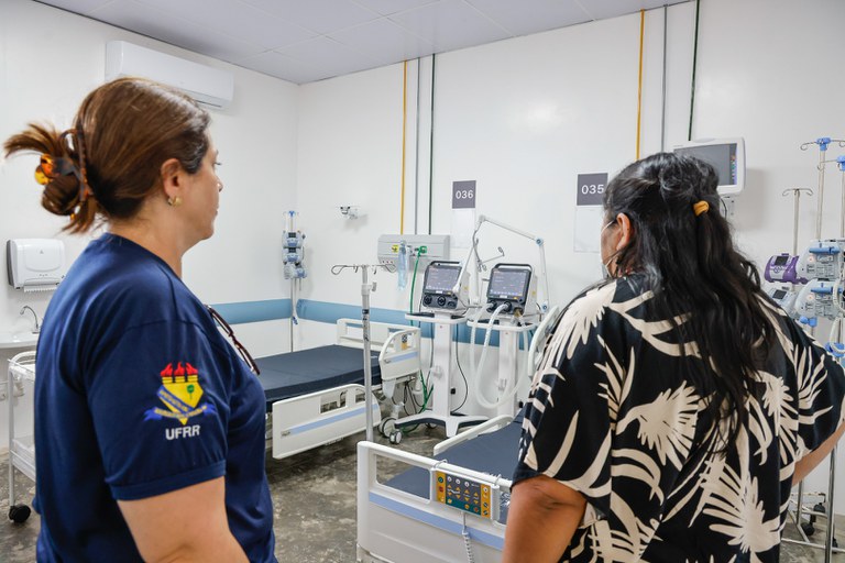 FUNAI: Em Boa Vista, Funai visita Unidade de Retaguarda Hospitalar dos Povos Indígenas instalada no Hospital Universitário da UFRR