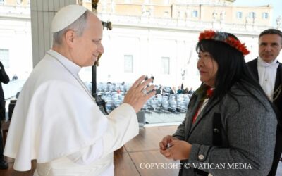 FUNAI: Presidenta da Funai Joenia Wapichana se reúne com o Papa Leão XIV e reforça a importância de defender a vida e os direitos dos povos indígenas