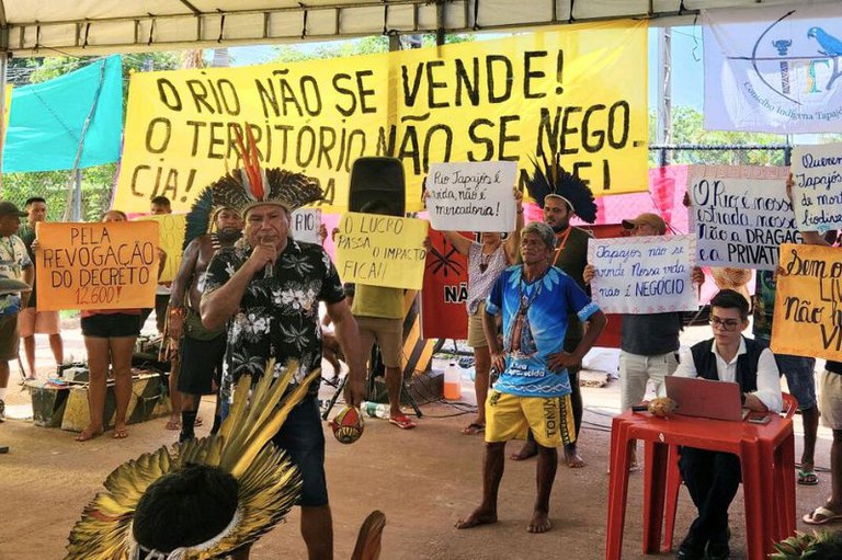 MPF: MPF e indígenas cobram presença de autoridades em diálogos sobre ilegalidades da dragagem do Rio Tapajós (PA)