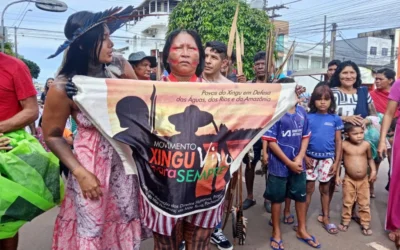 XINGU VIVO: Protesto de indígenas contra mineração na Volta Grande do Xingu completa um mês