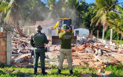 FUNAI: No Ceará, Funai realiza ação de fiscalização e retirada de ocupantes não indígenas na Terra Indígena Tremembé da Barra do Mundaú