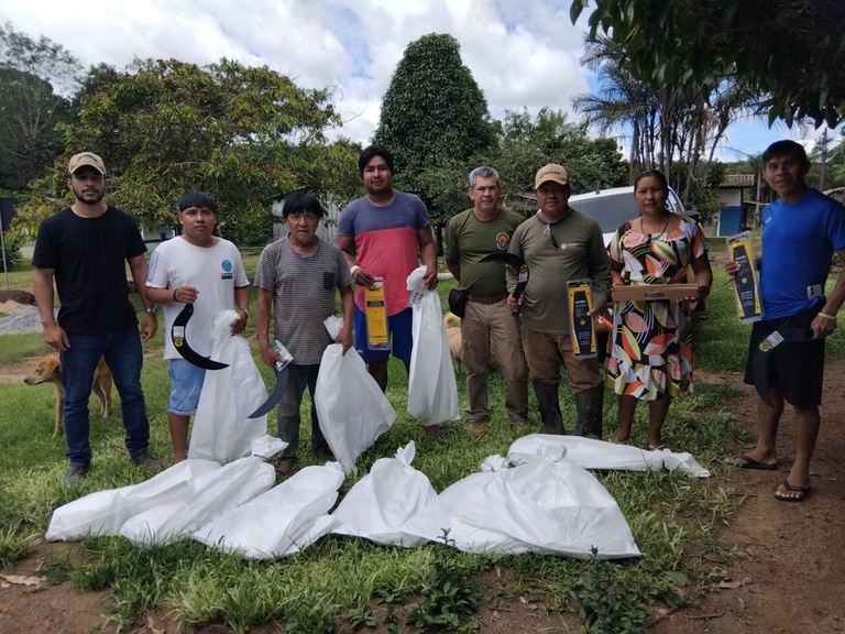 FUNAI: Em apoio ao extrativismo da castanha, Funai realiza entrega de ferramentas aos povos Paiter Suruí e Cinta Larga em Rondônia