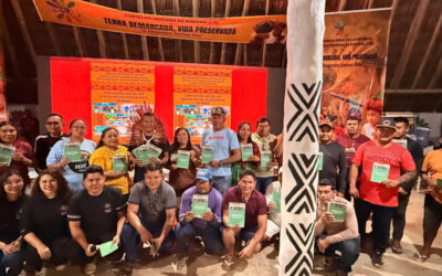 CIR: PROTOCOLO DE CONSULTA, REGIMENTO INTERNO COMUNITÁRIO, TRADUÇÃO DA CONVENÇÃO 169 DA ORGANIZAÇÃO INTERNACIONAL DO TRABALHO (OIT) E PLANOS DE GESTÃO TERRITORIAL E AMBIENTAL SÃO LANÇADOS DURANTE A 55ª ASSEMBLEIA GERAL DOS POVOS INDÍGENAS