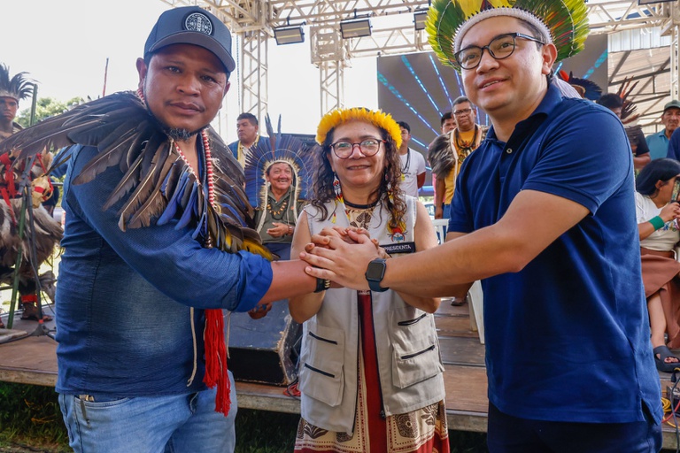 FUNAI: Funai e MPI participam de ato comemorativo da demarcação física da Terra Indígena Taunay-Ipegue em Aquidauana (MS)