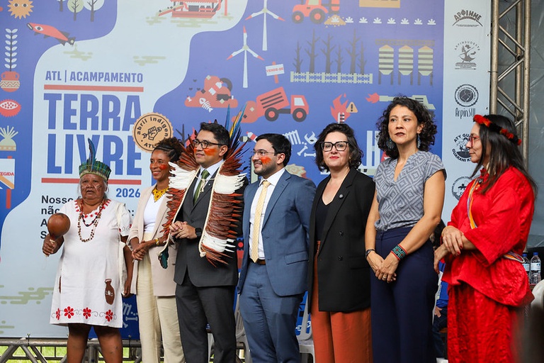 MDHC: Ministra Janine Mello participa do Acampamento Terra Livre e reforça compromisso com os direitos indígenas