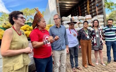 MPI: MPI articula doação de 23,7 toneladas de alimentos da CONAB ao Acampamento Terra Livre