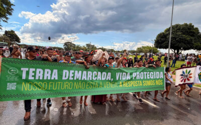 CIR: ATL/BRASÍLIA: REGISTROS DA 2ª MARCHA: “DEMARCA LULA, BRASIL SOBERANO É TERRA INDÍGENA DEMARCADA E PROTEGIDA!”