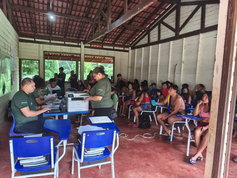 FUNAI: No Amapá, Funai realiza ação itinerante de cidadania na Terra Indígena Waiãpi
