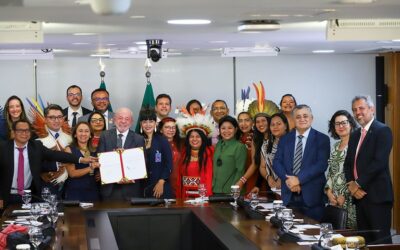 MDHC: Ministra Janine Mello participa da sanção da lei que cria a Universidade Federal Indígena