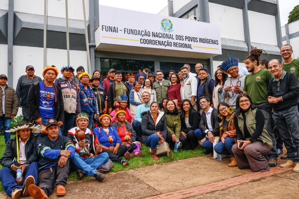 FUNAI: Em agenda no Mato Grosso do Sul, Funai e MPI recebem imóvel da União para a Coordenação Regional de Dourados