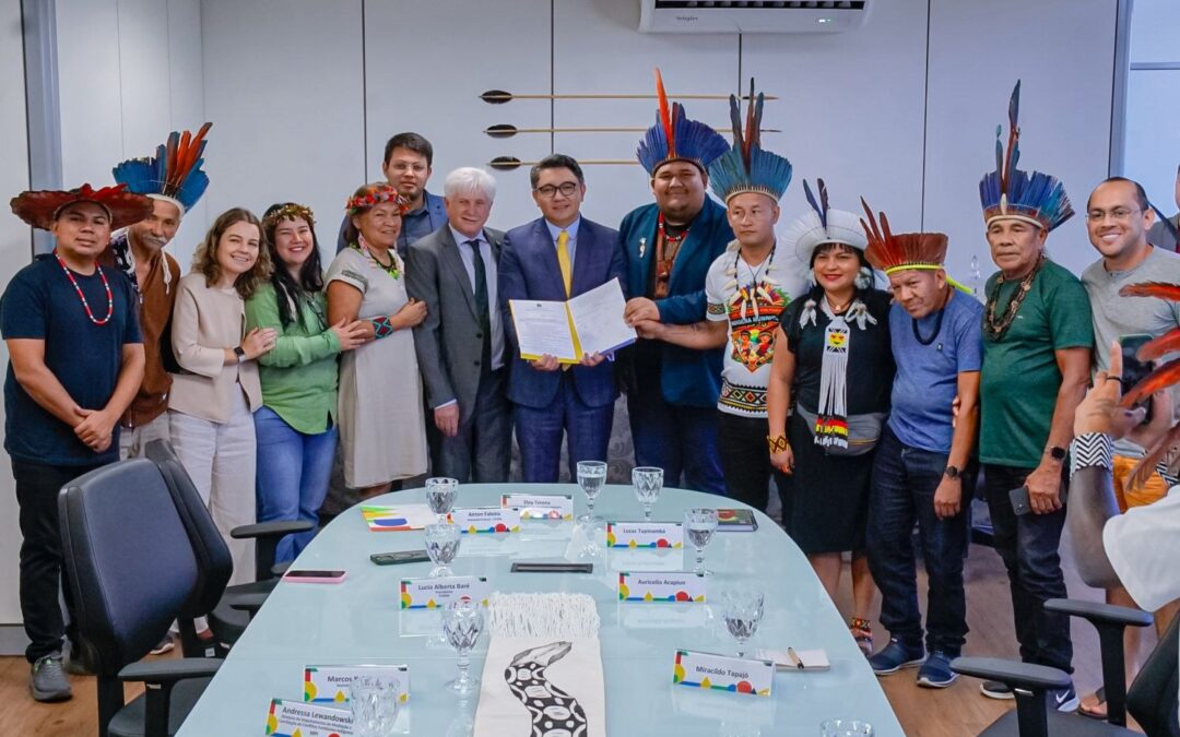 MPI: Ministro Eloy Terena assina portaria que cria o Fórum Regional Territórios Ancestrais do Baixo Tapajós em Brasília