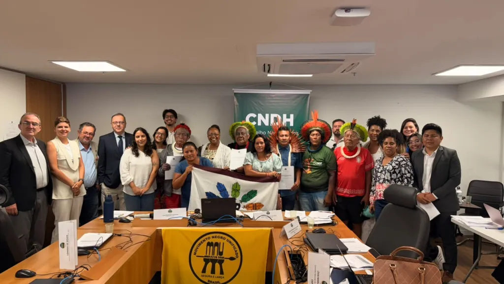 CIR: Comissão de lideranças indígenas de Roraima participa de reunião ordinária do Conselho Nacional dos Direitos Humanos e apresenta crimes contra povos indígenas do estado, entre eles o caso Gabriel Ferreira